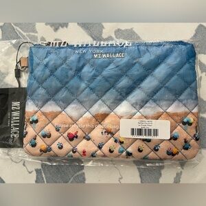 MZ Wallace La Plage print Small Metro Pouch